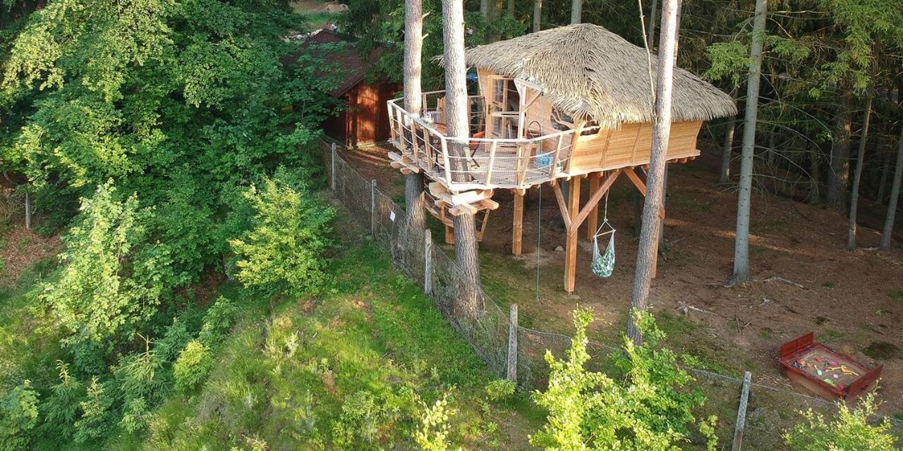 Treehouse U Rybnika Hotel Osecna Екстериор снимка